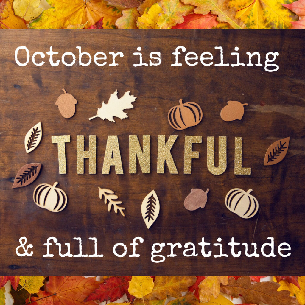 October Gratitude and Giving Thanks - beholdher.life