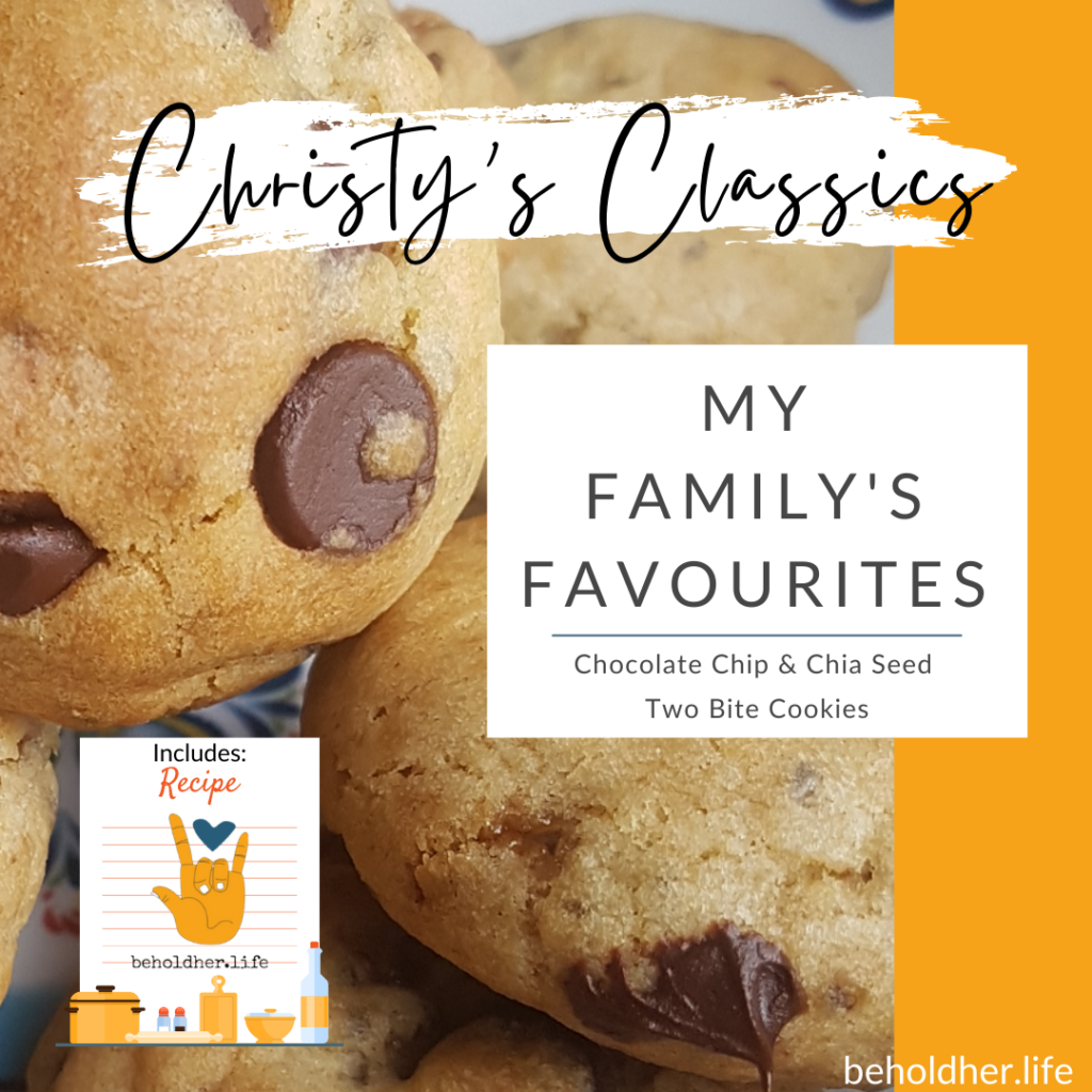 Christy's Classics - Chocolate Chip & Chia Seed Two Bite Cookies
