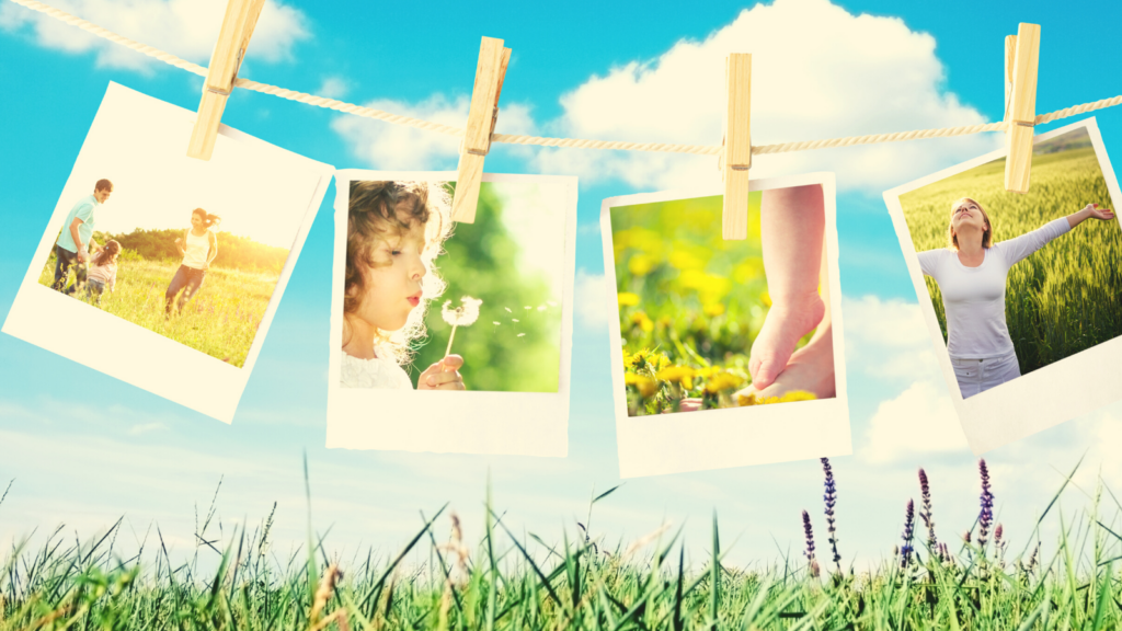 Polaroids hanging on a string
beholdher.life
Blog Article - A Mother's Childhood